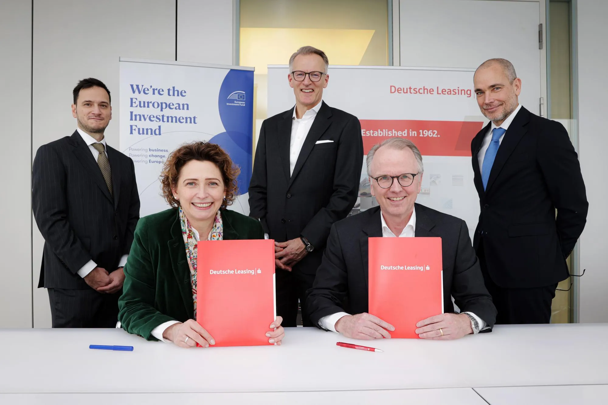 New agreements between the EIF and Deutsche Leasing unlock EUR 1.1 billion  for green business investment across 14 European countries