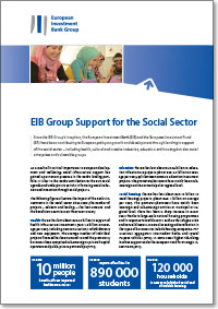 EIB Group Support for the Social Sector