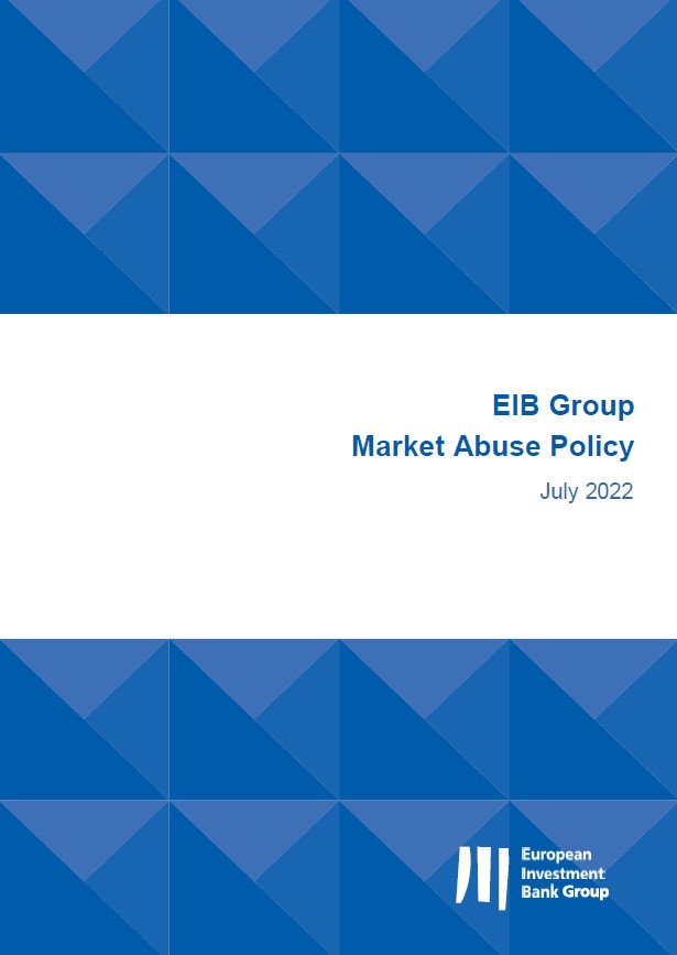 EIB Group Market Abuse Policy