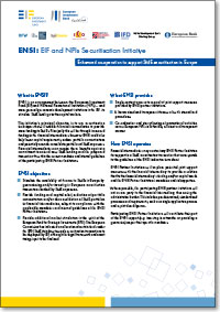 ENSI: EIF and NPIs Securitisation Initiative