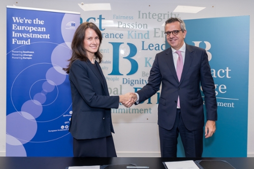 Maria Samoilova Managing Partner of Impact Bridge & Marco Marrone Chief Investment Officer FEI